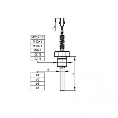 TOPE-363-50-6-G1/4-Ws-Pt100-A-4-1m