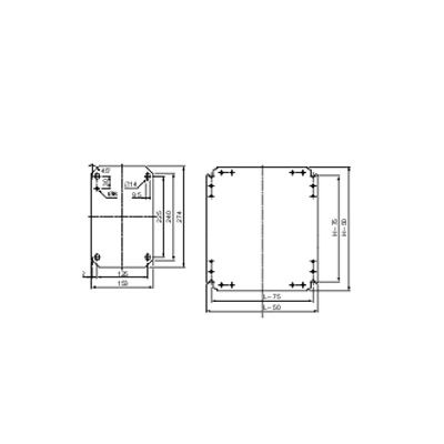 NSYMM3025 płyta montażowa 300x250mm