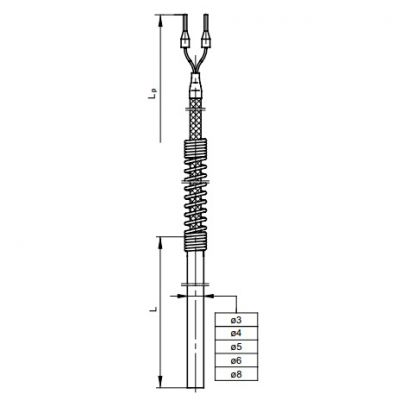 TOPE-361-100-8-Si-Pt100-A-4-10m