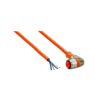 DOL-1204-L05MN - przyłącze kątowe z LED